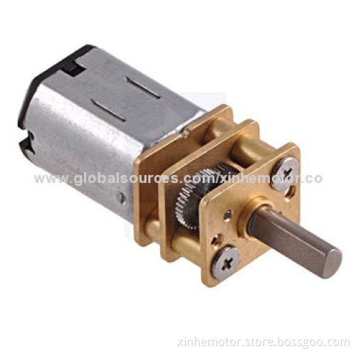 Mini geared motors, used for toy robots, lock actuators, mini screw drivers, printers